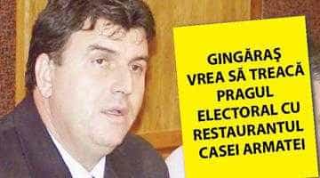 Gingăraş şi afaceristul său de casă au pus ochii pe fostul restaurant de la Casa Armatei