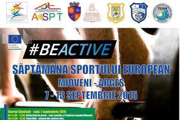 Săptămâna Europeană a Sportului va fi marcată și la Mioveni