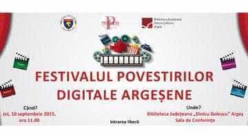 Veniţi pe 10 septembrie la Festivalul Povestirilor Digitale Argeşene!