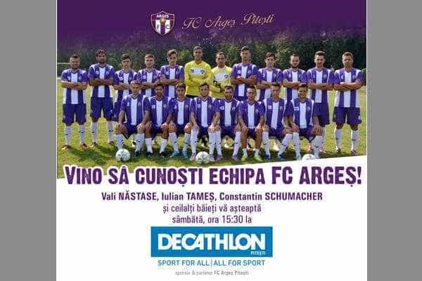 Decathlon Pitești a devenit sponsorul FC Argeș 1953