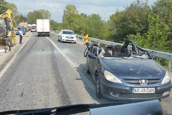 Şoferul piteştean aproape decapitat se află în stare critică