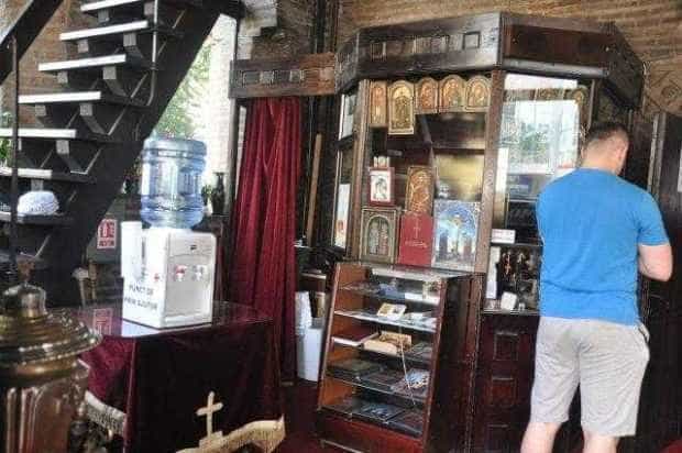 Punct de hidratare la Biserica “Sfântul Gheorghe”