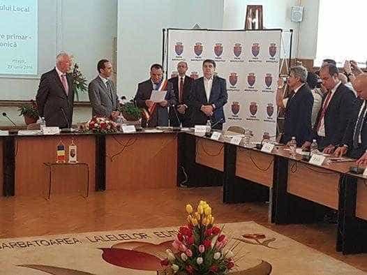 Jurământul primarului Cornel Ionică făcut piteștenilor:”Piteștiul va evolua!’