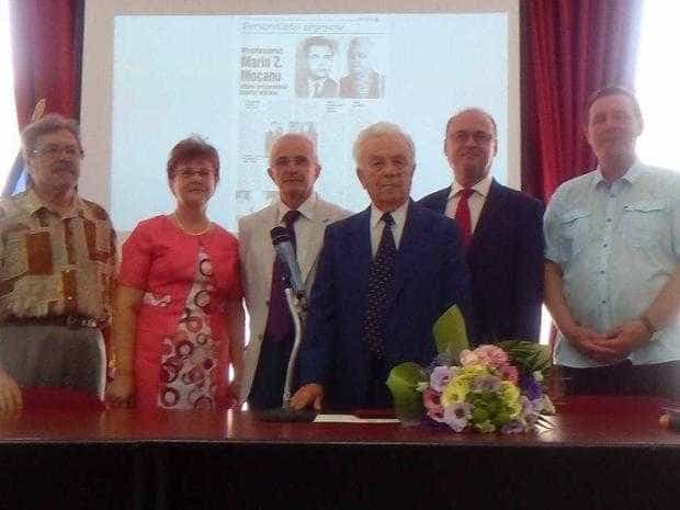 Eveniment emoționant la Universitatea Pitești. Primul rector, Marin Mocanu, sărbătorit la împlinirea a 90 de ani