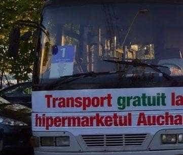 Accident într-un microbuz Auchan