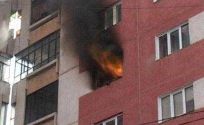 incendiu bloc