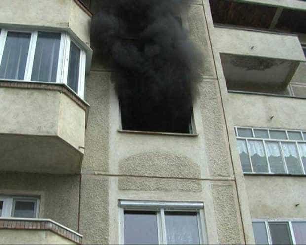 Pitești: S-a ales cu atac de panică în urma unui incendiu