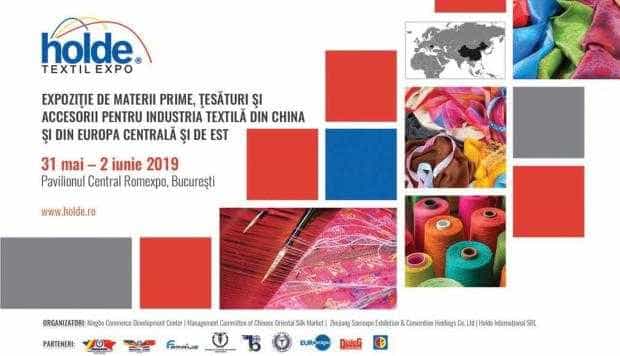 HOLDE TEXTIL EXPO, prima expoziție internațională de textile