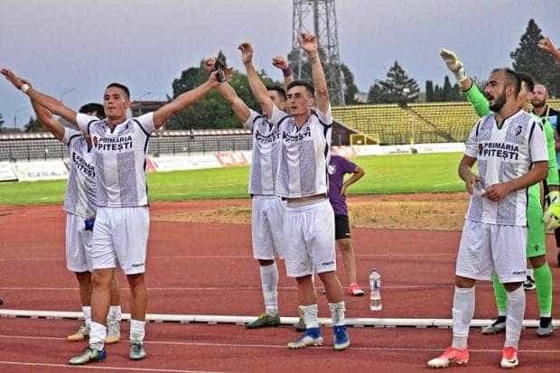 Victorie chinuită pentru alb-violeți! FC Argeș – Pandurii Tg. Jiu 2-1