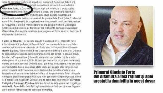 Încă o firmă din siajul mafiei italiene  a stricat licitaţia pentru Cetatea Poenari