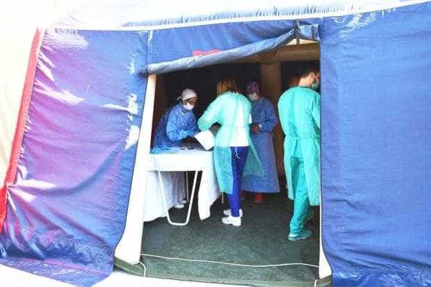 Cadrele medicale de la Spitalul Județean Pitești, testate pentru depistarea COVID- 19
