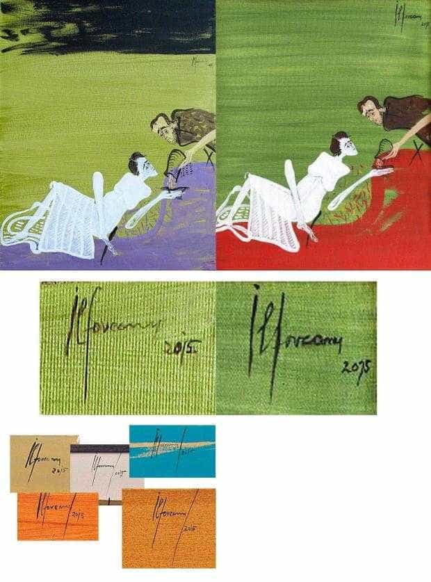 Maestrul Sorin Ilfoveanu a făcut publice dovezile privind faptul că tabloul atribuit lui şi vândut cu mii de euro este un fals