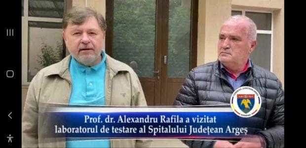 Rafila a vizitat laboratorul de testare  Covid de la Pitești