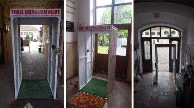 Tunelurile de dezinfecție, un risc pentru sănătate. Nu sunt recomandate de INSP și OMS
