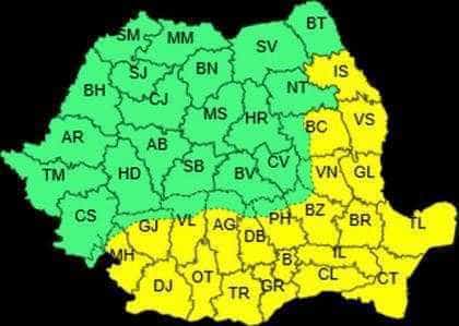 Argeșul – sub cod galben de caniculă!