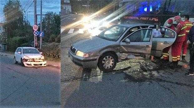 Accident în zona LIDL Mioveni! O persoană este rănită uşor