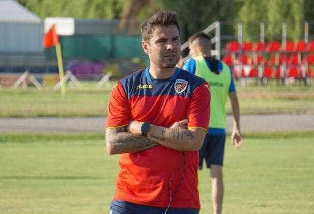 Adrian Mutu a condus primul antrenament din postura de selecționer U21