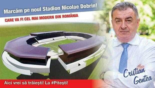 (video) Cristian Gentea : „Noul stadion al Piteștiului va fi o bijuterie în palmaresul arenelor naționale”