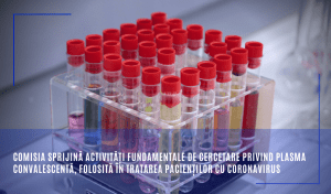 Comisia Europeană – cercetare privind plasma convalescentă, folosită în tratarea pacienților cu coronavirus