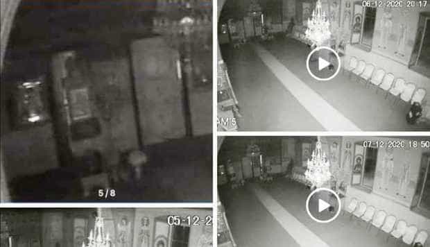 Camerele montate de părintele  Mateescu în biserica de la Cocu Deal au surprins fenomene paranormale