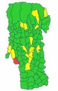 În Argeș, 15 localități sunt în scenariul galben 6 În Argeș, 15 localități sunt în scenariul galben 6