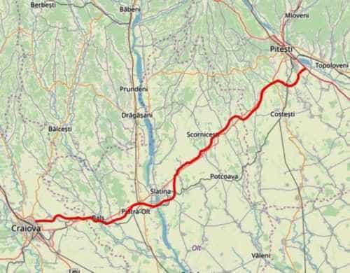 Încep lucrările la un alt lot al drumului expres Craiova-Pitești