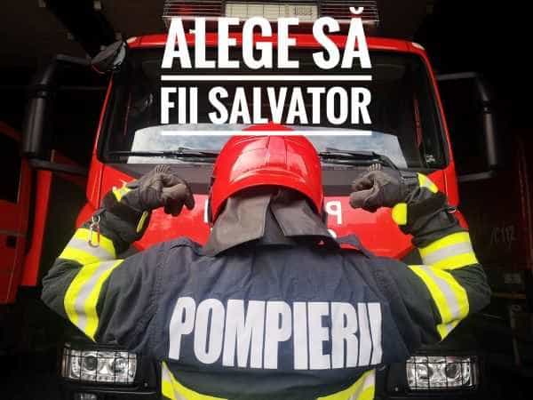 ISU ARGEȘ: ȘANSA TA DE A DEVENI POMPIER PROFESIONIST! ALEGE SĂ FII SALVATOR!