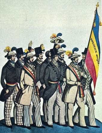Steagul Tricolor la 1848