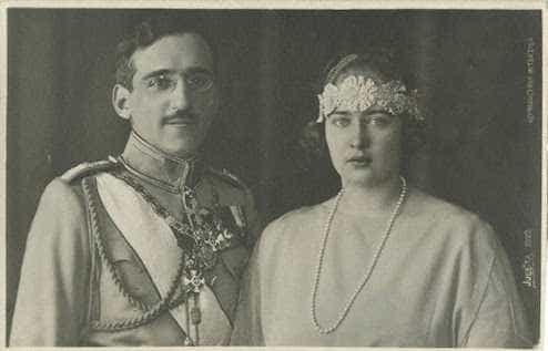 regina Maria de Romania si regele Alexandru I al Iugoslaviei