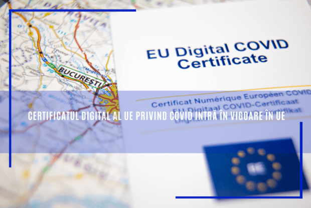 Certificatul digital al UE privind COVID intră în vigoare în UE