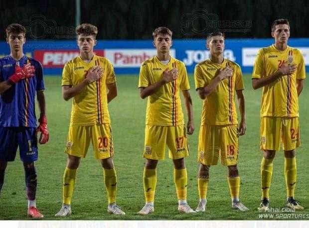 Fundașul alb-violet Mario Tudose, prestații solide cu Macedonia de Nord la reprezentativa României U17