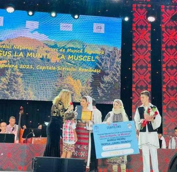 Marele premiu al Festivalului ”Sus la munte, la Muscel” a ajuns în Olt
