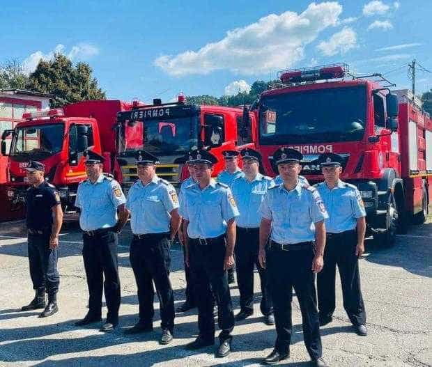 Pompierii câmpulungeni întorși din Grecia