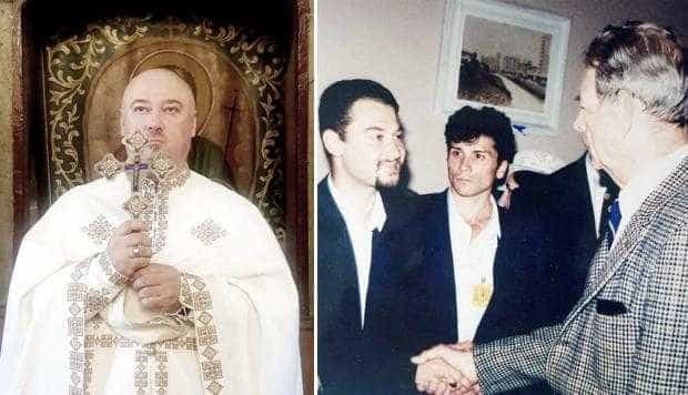 Preot la biserica din Ştefăneşti-Sat şi tânăr student la Teologie la întâlnirea cu Regele Mihai