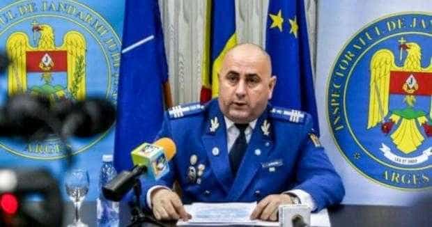 Gheorghe Lupescu pleacă definitiv de la șefia Jandarmeriei Argeș