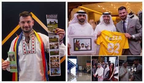 Viceprimarul Jiboului, Vlad Pașcalău, s-a întâlnit la Dubai cu familia regală a Emiratelor Unite Arabe