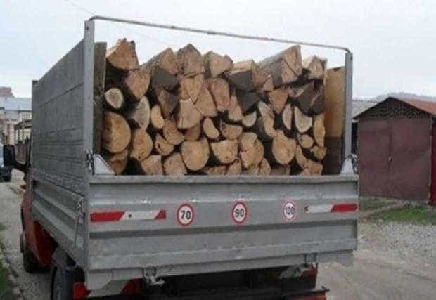 Transport ilegal de lemne la Morărești și Godeni