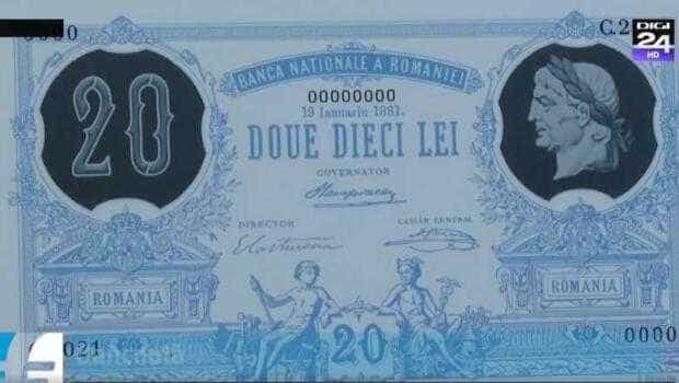 Bancnota de 20 de lei din 1881