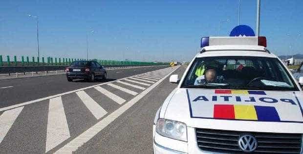 Intervenție a polițiștilor argeșeni pe A1 București-Pitești