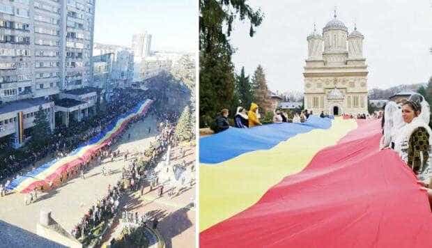 Povestea drapelului de 100 de metri, de la parada de 1 Decembrie