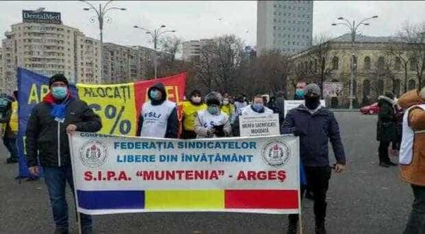 Video. SIPA Muntenia, prezentă la protestul din București