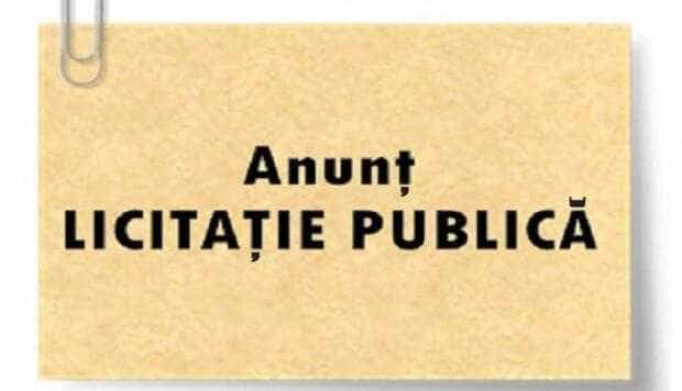 ANUNȚ DE LICITAȚIE PUBLICĂ CU STRIGARE