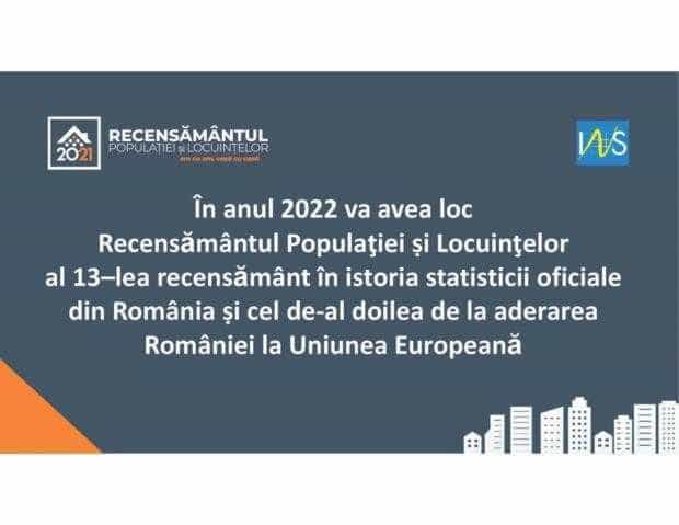 De luni! Începe RECENSĂMÂNTUL POPULAȚIEI și al LOCUINȚELOR! Cum te poți autorecenza în 2 pași simpli