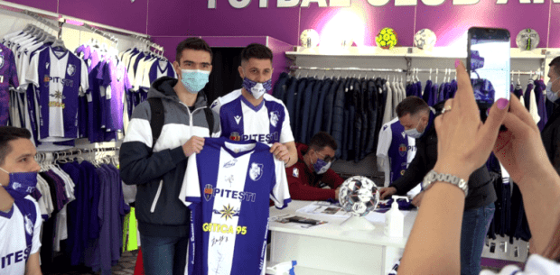 Jean Vlădoiu, Meza Colli și Cristi Dumitru vor socializa cu suporterii la magazinul oficial al FC Argeș