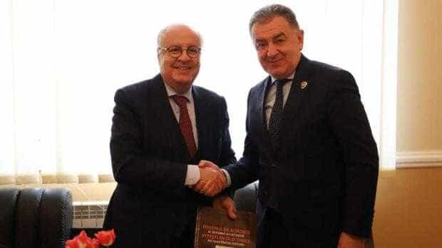 Ambasadorul Regatului Maroc în România a venit în vizită la Pitești