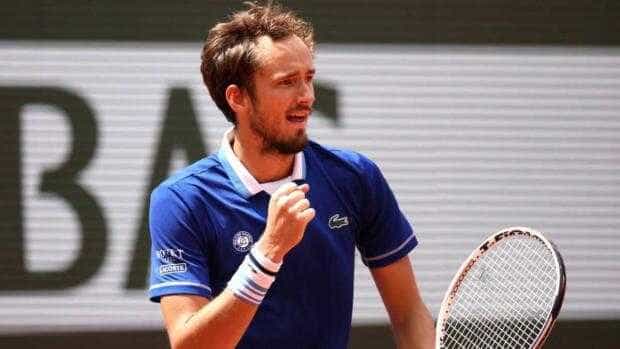 Tenismenul rus Daniil Medvedev, eliminat în optimile de finală ale turneului de Mare Șlem de la Roland Garros