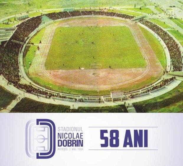 În urmă cu 58 de ani se inaugura stadionul Nicolae Dobrin denumit atunci 1 Mai