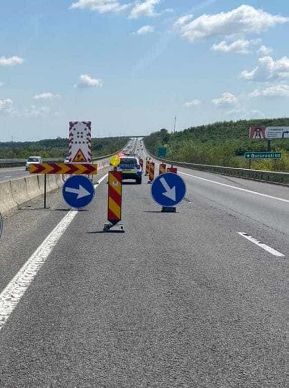 Restricții de circulație pe DN7, între Pitești și Râmnicu Vâlcea