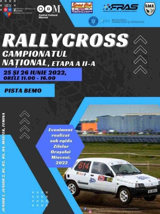 Două zile de Rallycross la Mioveni. Noutatea din acest an, clasă de piloți formată exclusiv din femei