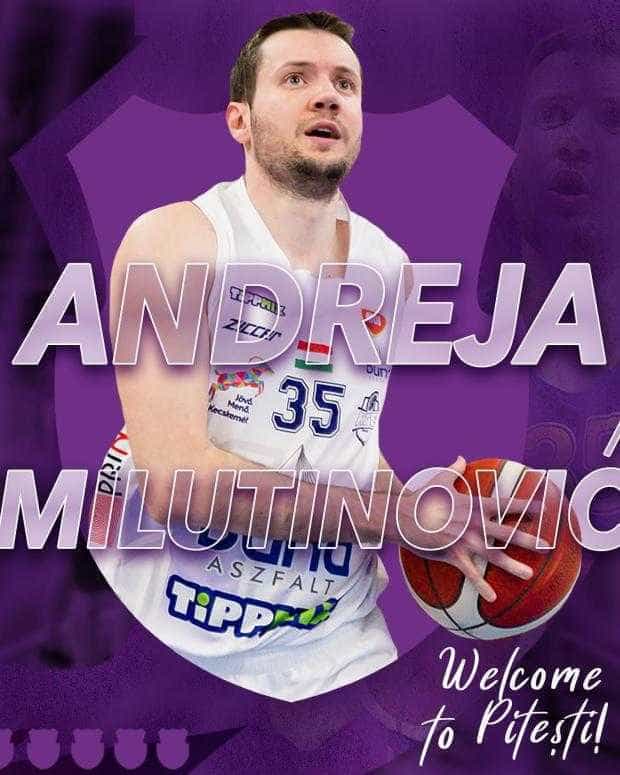Sârbul Andreja Milutinović a semnat cu echipa de baschet a Piteștiului